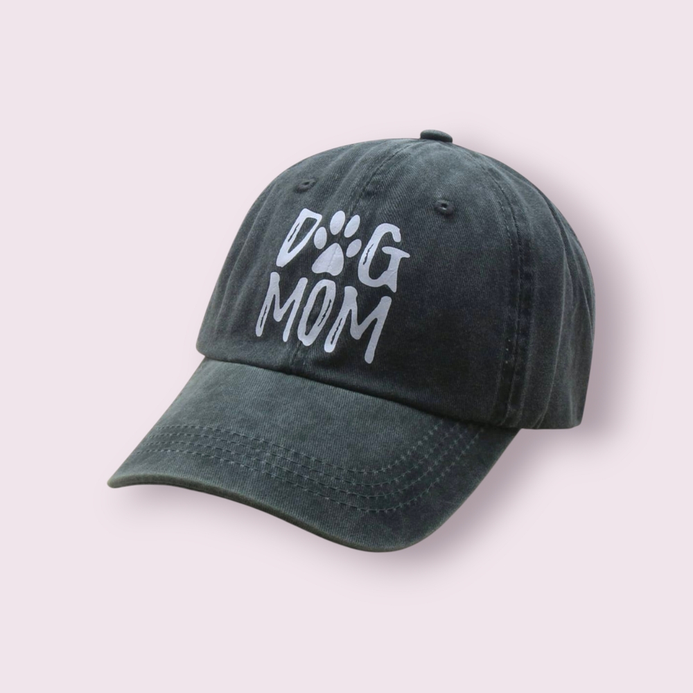 SHEIN Black 'Dog Mom' Hat